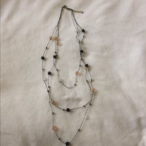 Donated. Beaded 3 Tier Necklace